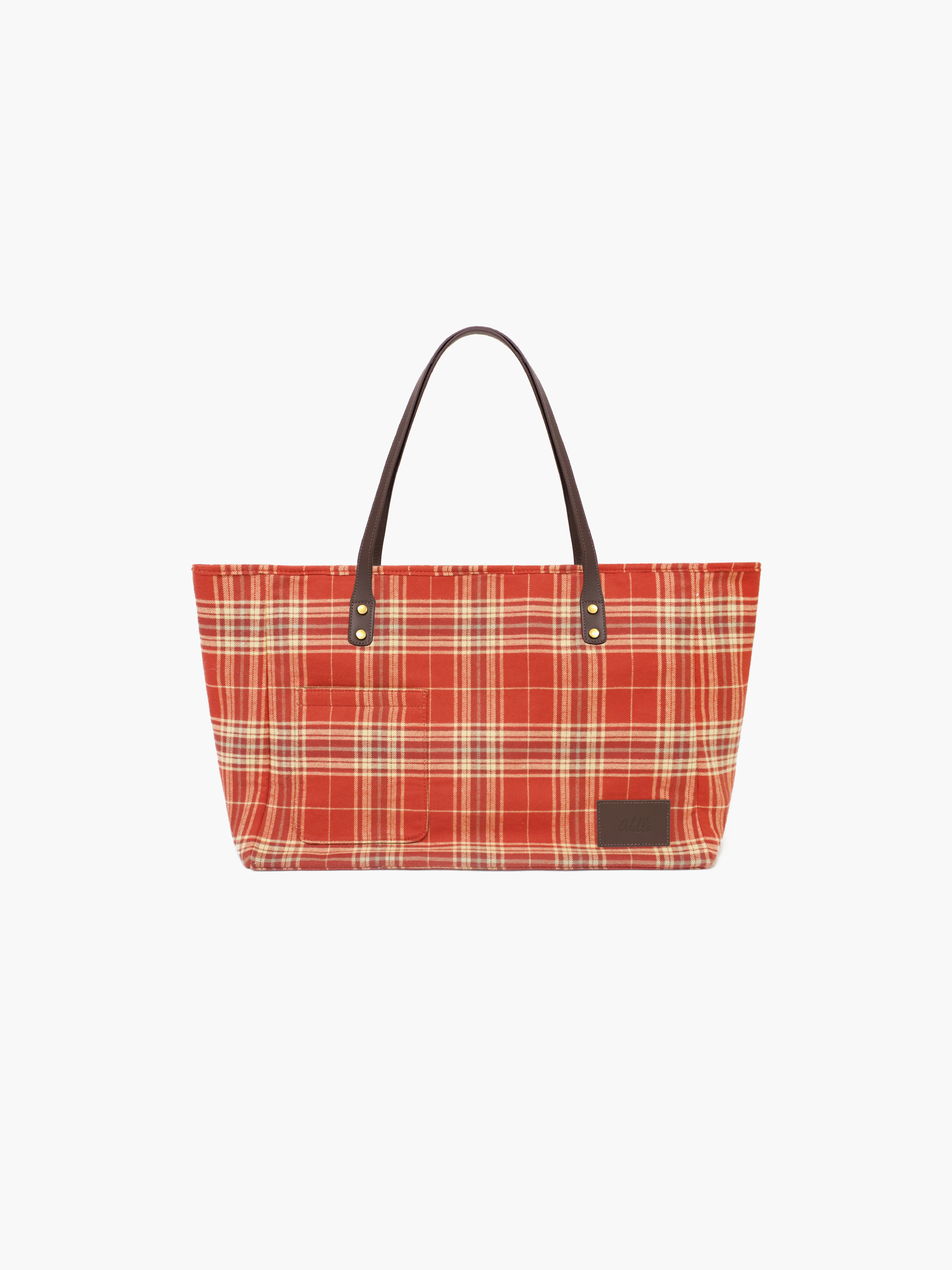 Large Plaid Bag