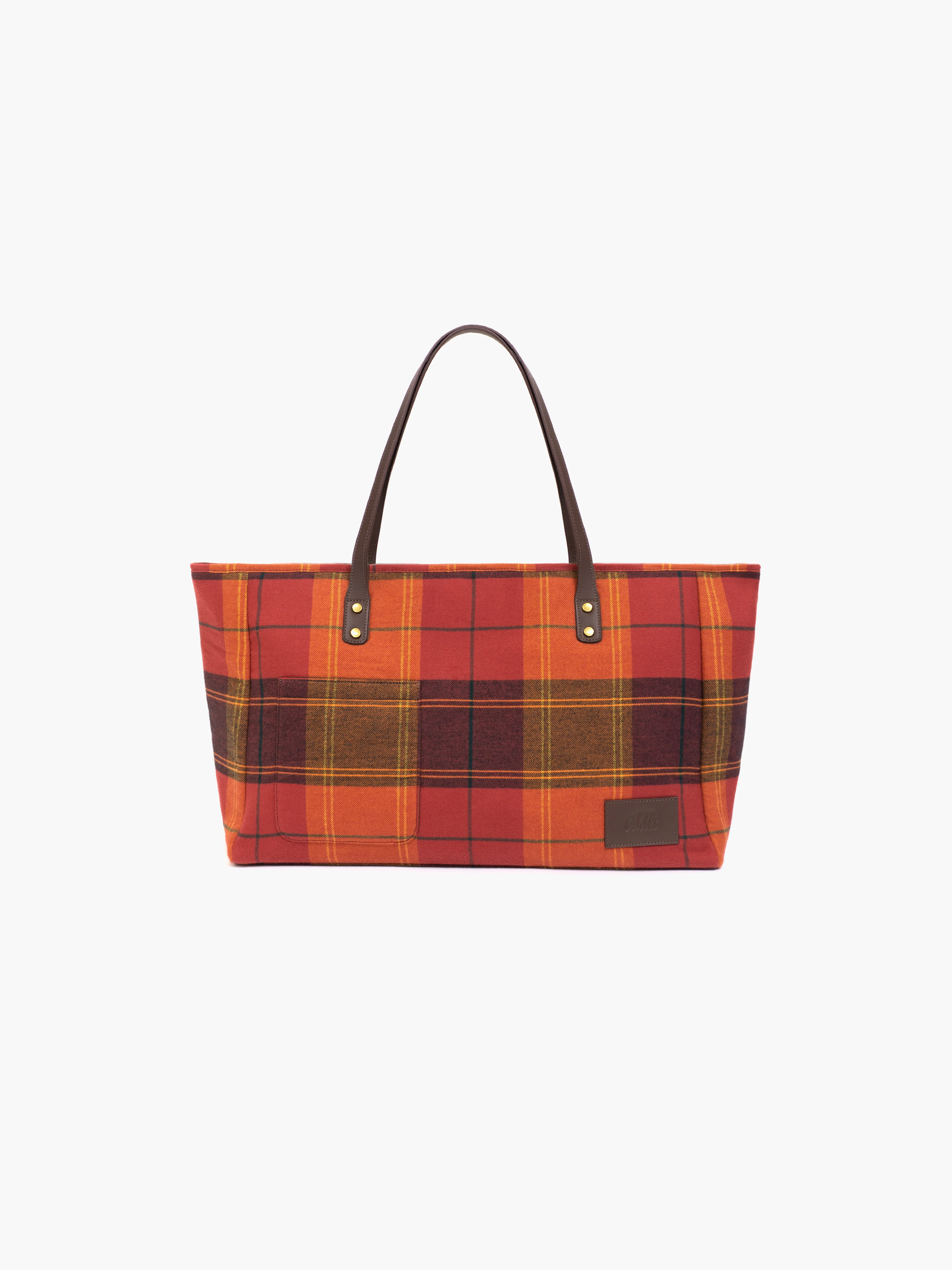 Large Plaid Bag - Image 17