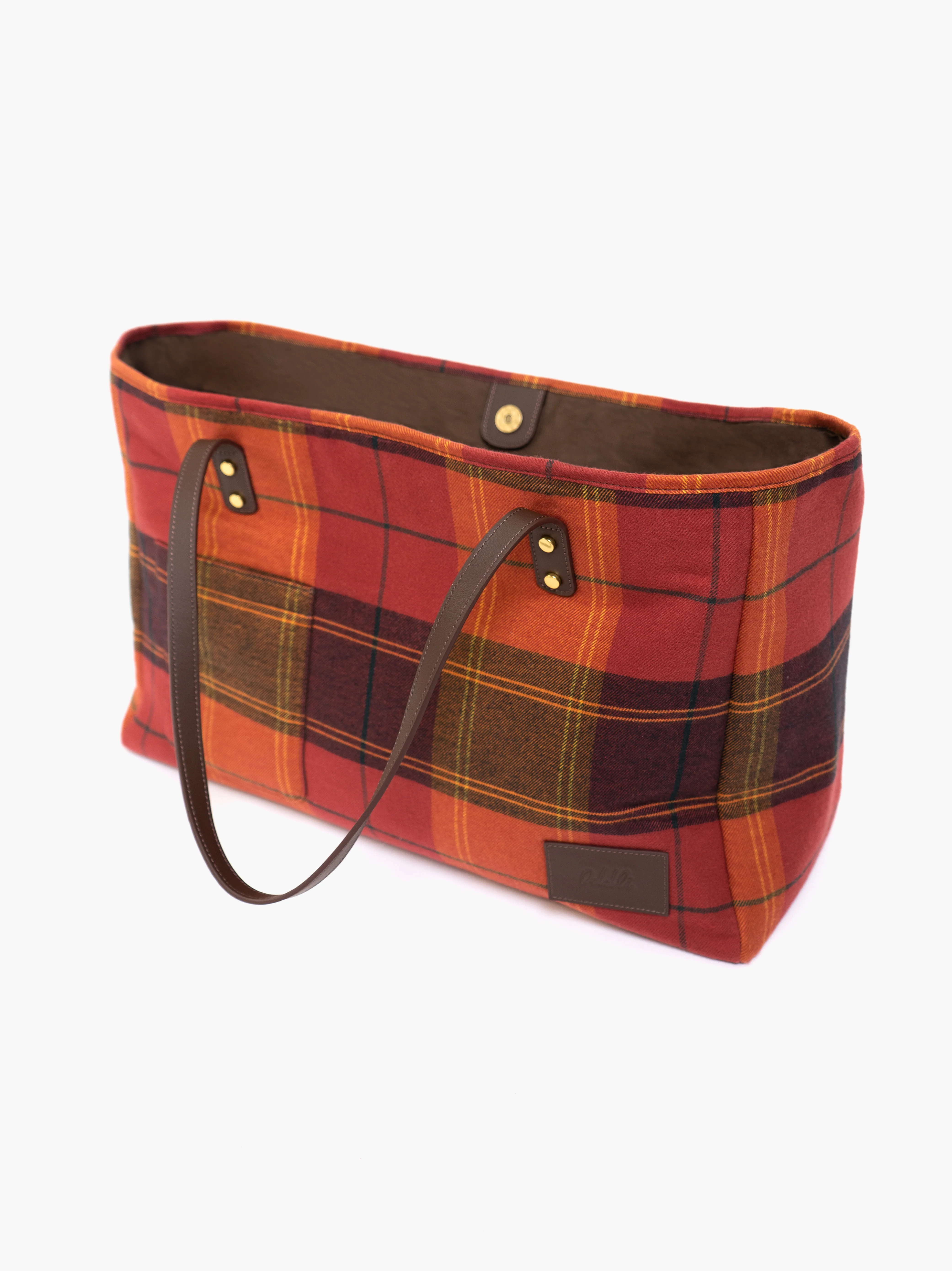 Large Plaid Bag - Image 19