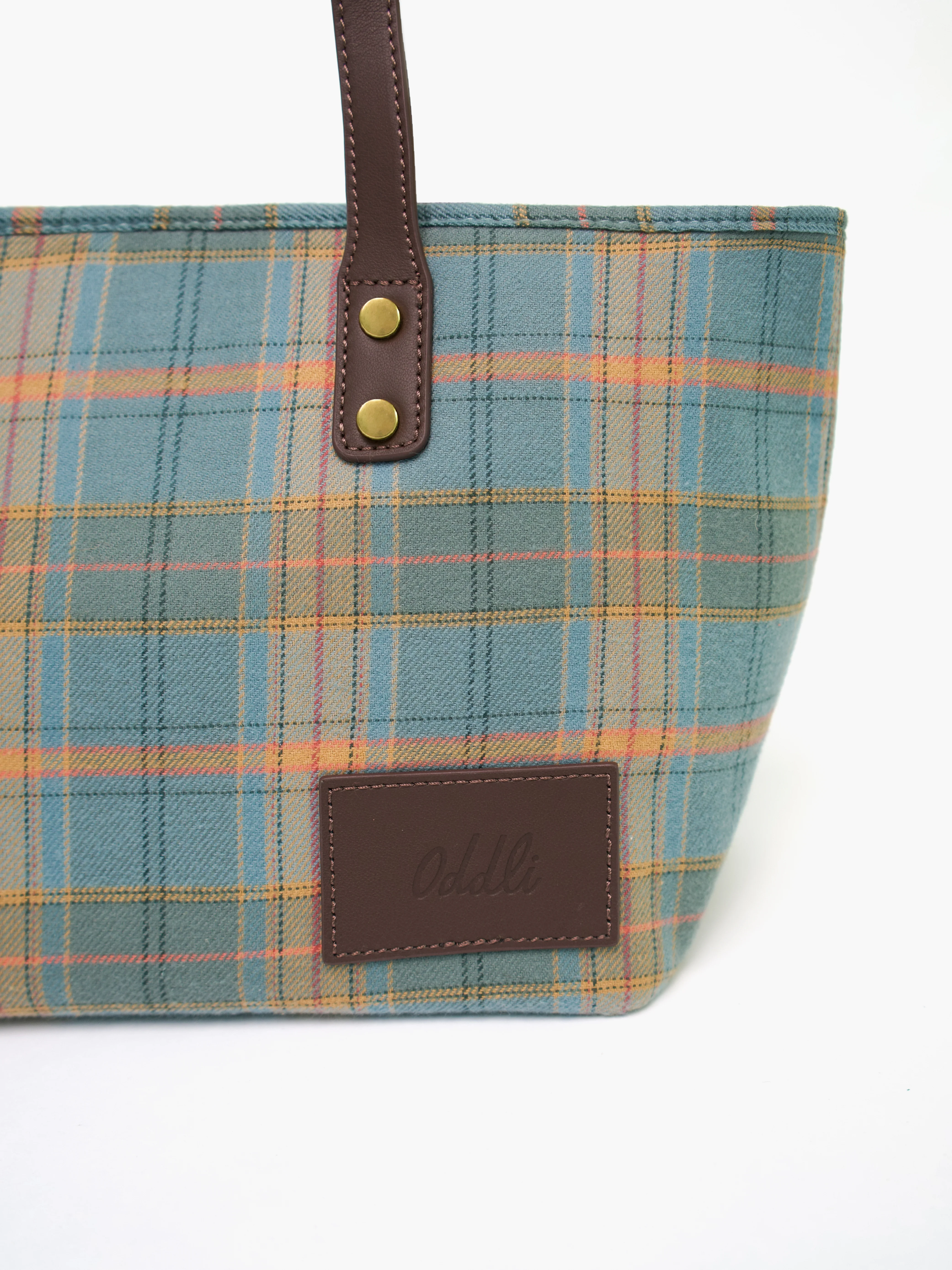 Mini Plaid Bag - Image 10