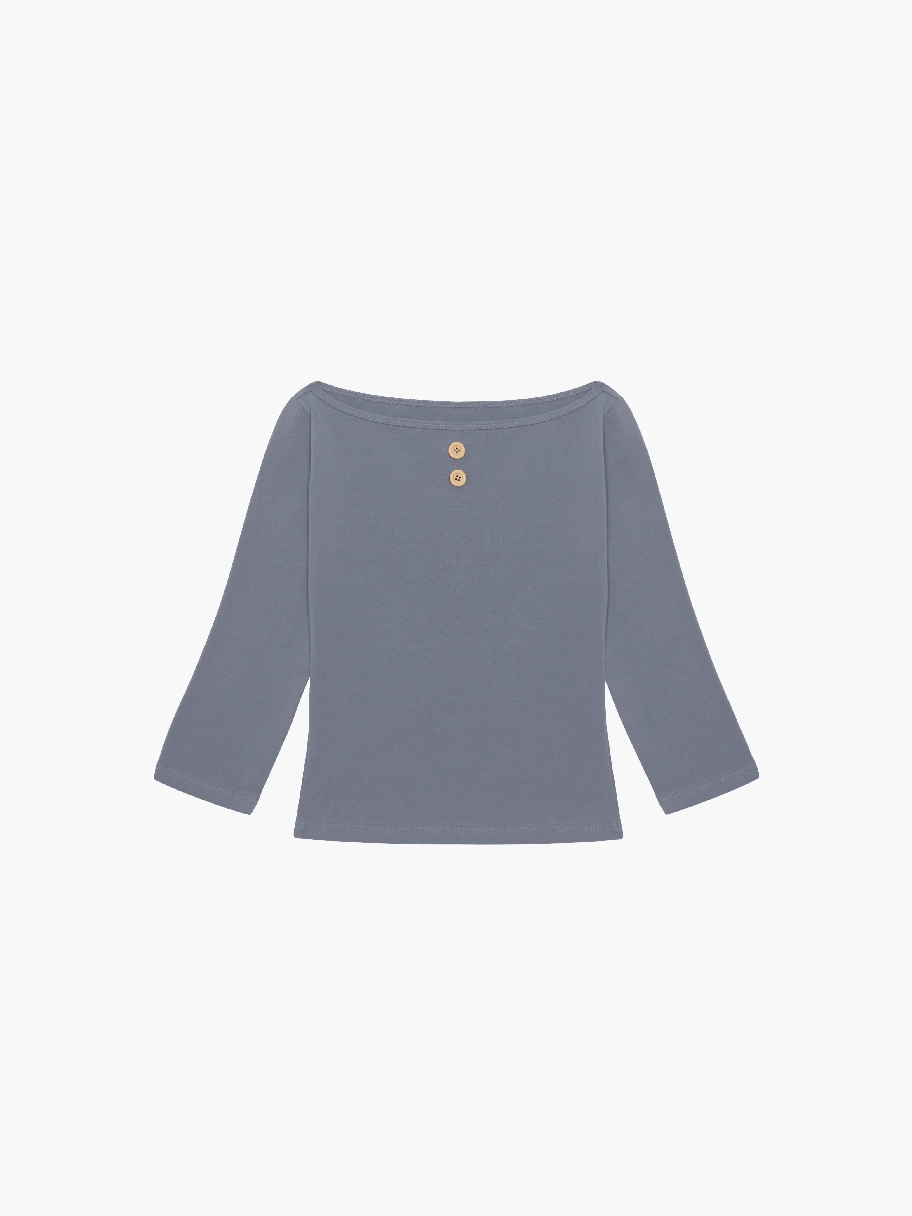 3/4 Sleeve Boat Neck Top - Image 11
