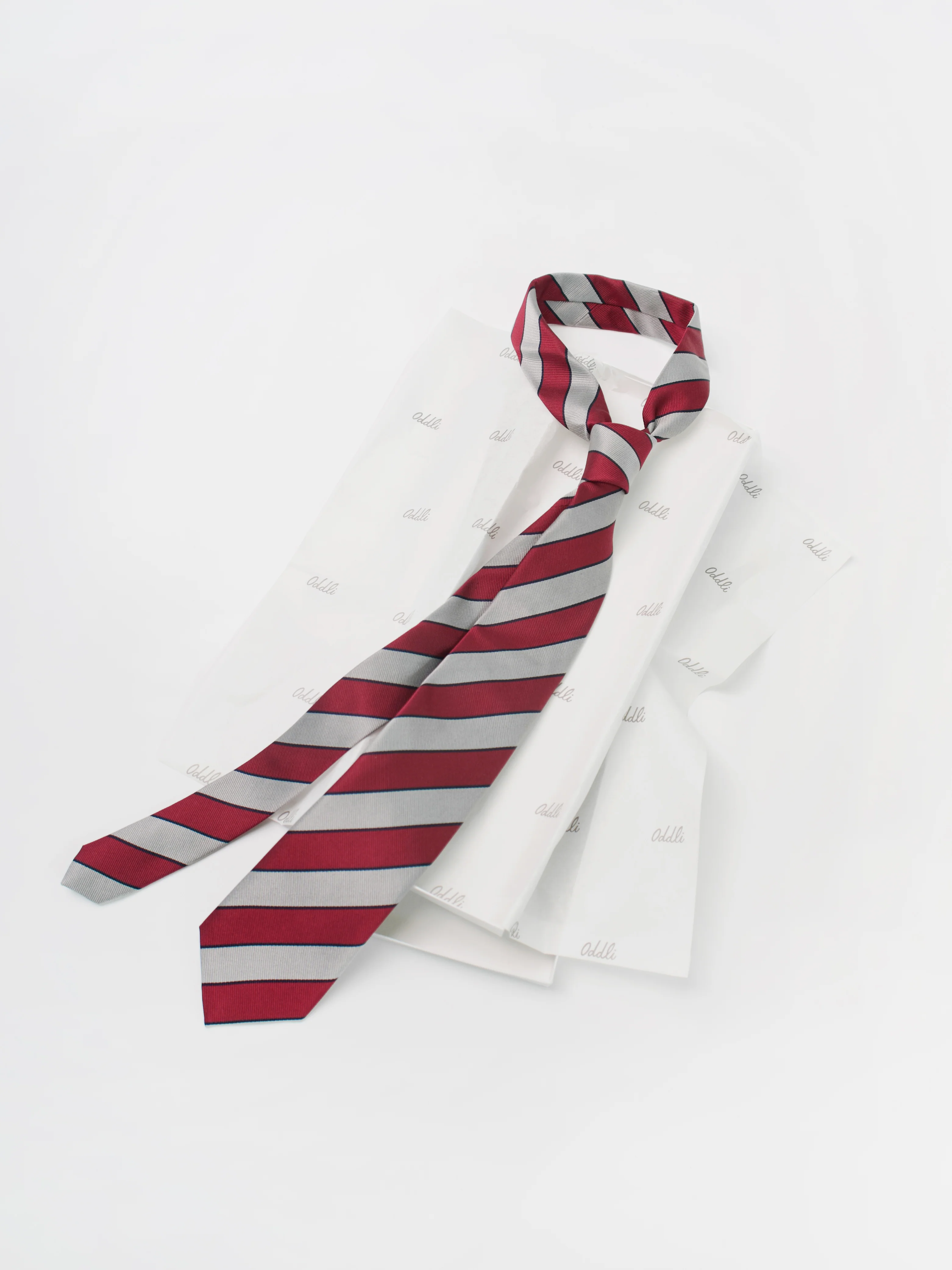 Striped Silk Tie - Image 5